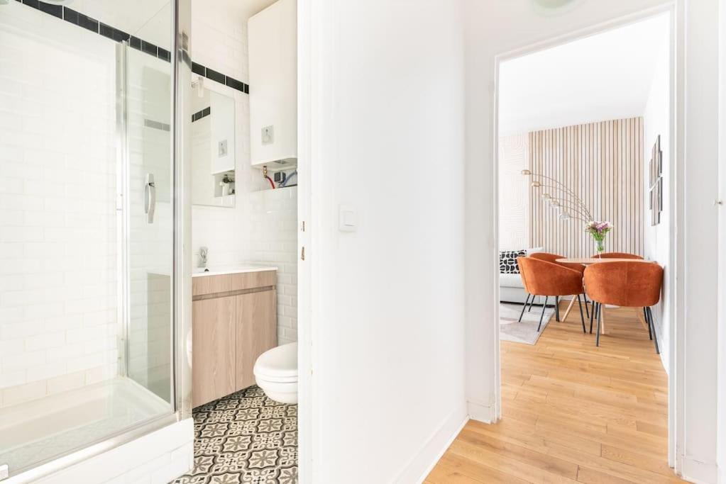 Appartement 2 Pieces #Toureiffel #Invalides باريس المظهر الخارجي الصورة